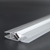 Уплотнительный ПВХ профиль для стекла 6мм PVC14-ML622CL